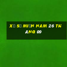 xổ số miền nam 26 tháng 09