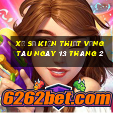 xổ số kiến thiết vũng tàu ngày 13 tháng 2