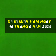 xổ số miền nam ngày 16 tháng 9 năm 2024