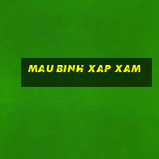 mau binh xap xam