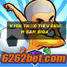 kích thước tiêu chuẩn bàn bida