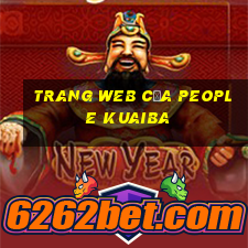 Trang web của People Kuaiba