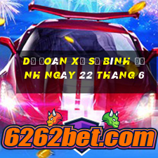 dự đoán xổ số bình định ngày 22 tháng 6