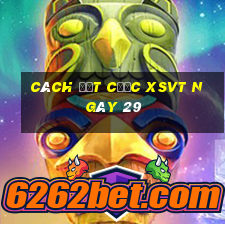 Cách đặt cược XSVT ngày 29