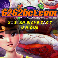 xổ số an giang các tuần qua