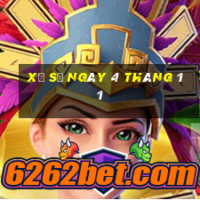 xổ số ngày 4 tháng 11