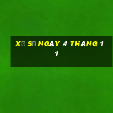 xổ số ngày 4 tháng 11