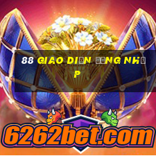 88 Giao diện đăng nhập