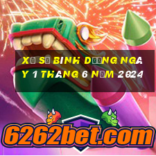 xổ số bình dương ngày 1 tháng 6 năm 2024