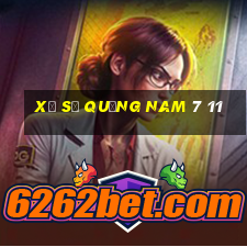 xổ số quảng nam 7 11