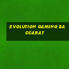 evolution gaming baccarat