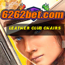 leather club chairs