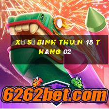 xổ số bình thuận 15 tháng 02