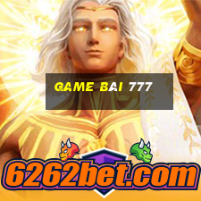 game bài 777