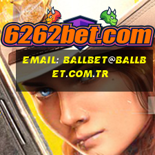 Email: ballbet@ballbet.com.tr