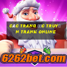 các trang đọc truyện tranh online