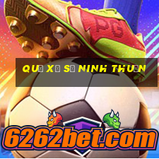 quả xổ số ninh thuận