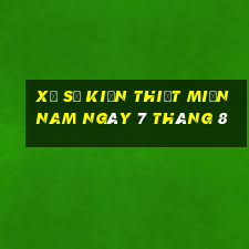 xổ số kiến thiết miền nam ngày 7 tháng 8