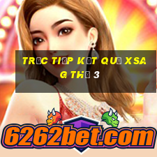 Trực tiếp kết quả XSAG Thứ 3