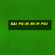 bài phỏm miễn phí