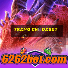 trang chủ dabet