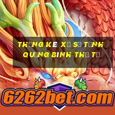 Thống kê xổ số Tỉnh Quảng Bình thứ tư