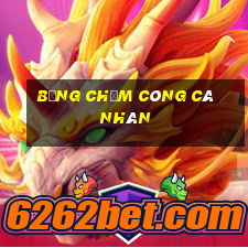 bảng chấm công cá nhân