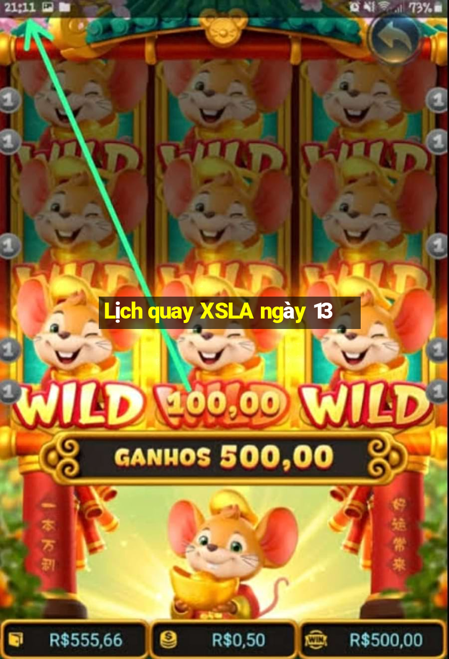 Lịch quay XSLA ngày 13