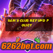 sam's club refund policy