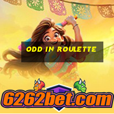 odd in roulette