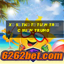 xổ số thứ tư tuần trước miền trung