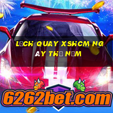 Lịch quay XSHCM ngày thứ năm