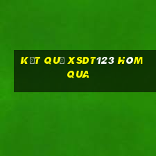 Kết quả XSDT123 hôm qua