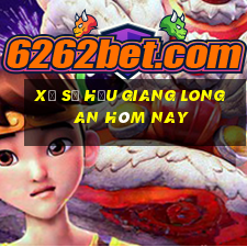 xổ số hậu giang long an hôm nay