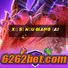 xổ số hậu giang đài