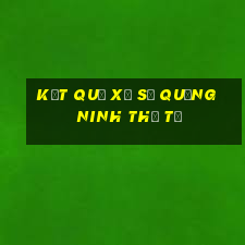 Kết quả xổ số Quảng Ninh thứ tư