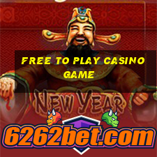 free to play casino game