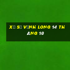 xổ số vĩnh long 14 tháng 10