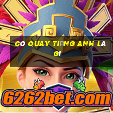 cò quay tiếng anh là gì