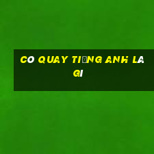 cò quay tiếng anh là gì