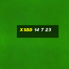 xsbd 14 7 23