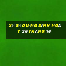 xổ số quảng bình ngày 20 tháng 10