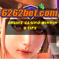 online casino winning tips