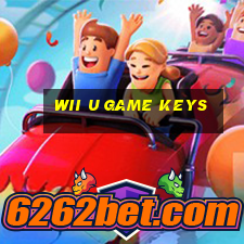 wii u game keys