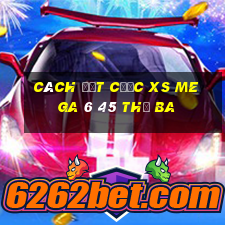 Cách đặt cược XS Mega 6 45 thứ Ba