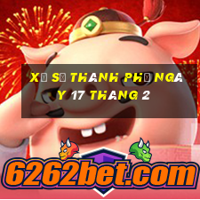 xổ số thành phố ngày 17 tháng 2