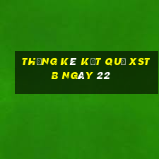 THỐNG KÊ KẾT QUẢ XSTB ngày 22