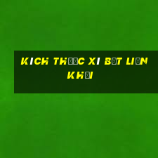 kích thước xí bệt liền khối