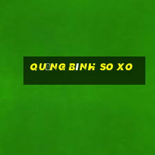 quảng bình so xo