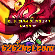 xổ số bình dương 24 tháng 12